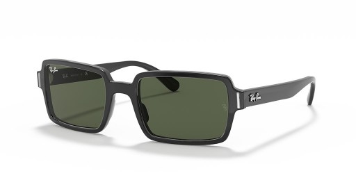 Ray-Ban RB2189 Benji M (52 - 20) / Green lenses and Black frame Sunglasses