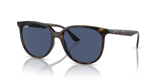 Ray-Ban RB4378 S (54 - 16) / Blue lenses and Tortoise frame Sunglasses