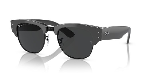 Ray-Ban RB0316S Mega Clubmaster L (50 - 21) / Black lenses and Black frame Sunglasses