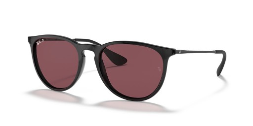 Ray-Ban RB4171 Erika Classic M (54 - 18) / Violet lenses and Black frame Sunglasses