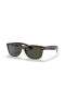 Ray-Ban RB2132 New Wayfarer Classic S (52 - 18) / Green lenses and Tortoise frame Sunglasses