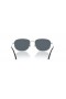 Ray-Ban RB3754 XXL (60 - 19) / Blue lenses and Silver frame Sunglasses