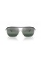 Ray-Ban RB2205 Bill One XL (60 - 16) / Silver lenses and Black frame Sunglasses