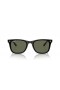 Ray-Ban RB4420 XL (65 - 18) / Green lenses and Black frame Sunglasses