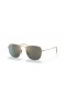 Ray-Ban RB8157 Frank Titanium S (51 - 20) / Blue lenses and Gold frame Sunglasses