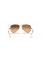 Ray-Ban RB3025 Aviator Gradient XL (58 - 14) / Silver lenses and Gold frame Sunglasses