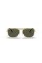 Ray-Ban RB3636 New Caravan M (55 - 15) / Green lenses and Gold frame Sunglasses
