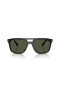 Ray-Ban RB2213 L (55 - 20) / Green lenses and Black frame Sunglasses