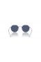 Ray-Ban RB9565S Jack Kids M (47 - 19) / Blue lenses and Silver frame Sunglasses
