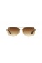 Ray-Ban RB3483 L (60 - 16) / Brown lenses and Gold frame Sunglasses