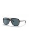 Ray-Ban RB2198 Bill M (60 - 14) / Blue lenses and Tortoise frame Sunglasses