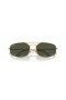 Ray-Ban RB3845 Explorer V XXL (60 - 17) / Green lenses and Gold frame Sunglasses