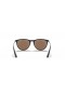 Ray-Ban RB9060SF Erika Kids L (52 - 14) / Blue lenses and Black frame Sunglasses