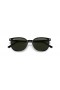 Ray-Ban RB2197F Elliot M (54 - 19) / Green lenses and Black frame Sunglasses