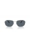 Ray-Ban RB3754 XXL (60 - 19) / Blue lenses and Silver frame Sunglasses