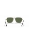 Ray-Ban RB8136 Caravan Titanium XL (58 - 15) / Green lenses and Gold frame Sunglasses