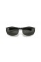 Ray-Ban RB3119M Olympian I Deluxe L (62 - 18) / Green lenses and Black frame Sunglasses