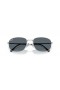 Ray-Ban RB3754 XXL (60 - 19) / Blue lenses and Silver frame Sunglasses