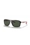Ray-Ban RB4329M Scuderia Ferrari Collection L (57 - 19) / Green lenses and Black frame Sunglasses