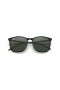 Ray-Ban RB4387F M (55 - 18) / Green lenses and Black frame Sunglasses