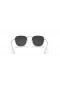Ray-Ban RB8157 Frank Titanium S (51 - 20) / Black lenses and Silver frame Sunglasses