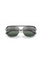 Ray-Ban RB2205 Bill One XL (60 - 16) / Silver lenses and Black frame Sunglasses