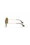 Ray-Ban RB3025 Aviator Classic XL (58 - 14) / Brown lenses and Gold frame Sunglasses