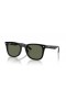 Ray-Ban RB4420 XL (65 - 18) / Green lenses and Black frame Sunglasses