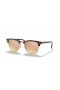 Ray-Ban RB3016 Clubmaster Flash Lenses L (51 - 21) / Copper lenses and Tortoise frame Sunglasses