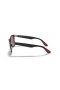 Ray-Ban RB4195M Scuderia Ferrari Collection L (52 - 20) / Violet lenses and Black frame Sunglasses