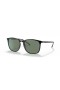 Ray-Ban RB4387F M (55 - 18) / Green lenses and Black frame Sunglasses