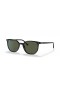 Ray-Ban RB2197F Elliot M (54 - 19) / Green lenses and Black frame Sunglasses