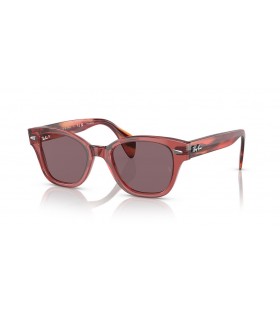 Ray-Ban RB0880S L (52 - 19) / Violet lenses and Pink frame Sunglasses