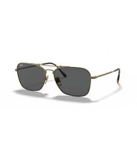 Ray-Ban RB8136 Caravan Titanium XL (58 - 15) / Grey lenses and Yellow frame Sunglasses