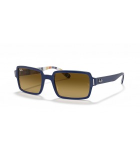 Ray-Ban RB2189 Benji M (52 - 20) / Brown lenses and Blue frame Sunglasses