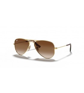 Ray-Ban RB9506S Aviator Kids M (50 - 13) / Brown lenses and Gold frame Sunglasses