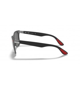 Ray-Ban RB4195M Scuderia Ferrari Collection L (52 - 20) / Silver lenses and Grey frame Sunglasses