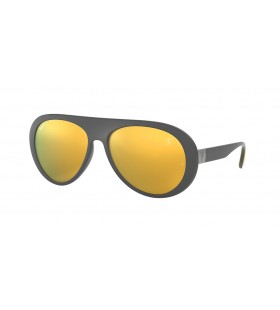 Ray-Ban RB4310M Scuderia Ferrari Collection L (58 - 16) / Gold lenses and Grey frame Sunglasses