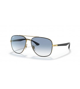 Ray-Ban RB3683 L (56 - 15) / Blue lenses and Black frame Sunglasses