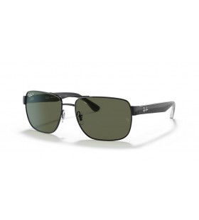 Ray-Ban RB3530 M (58 - 17) / Green lenses and Black frame Sunglasses