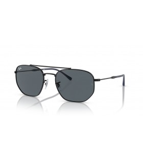 Ray-Ban RB3707 L (54 - 20) / Blue lenses and Black frame Sunglasses