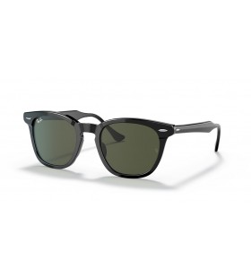 Ray-Ban RB2298F Hawkeye L (54 - 21) / Green lenses and Black frame Sunglasses