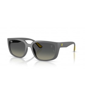 Ray-Ban RB4443M Scuderia Ferrari Collection XL (57 - 19) / Grey lenses and Grey frame Sunglasses