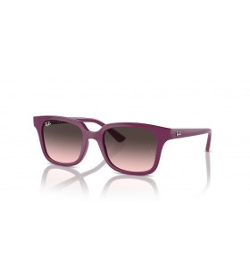 Ray-Ban RB9071S Kids L (48 - 18) / Pink lenses and Violet frame Sunglasses