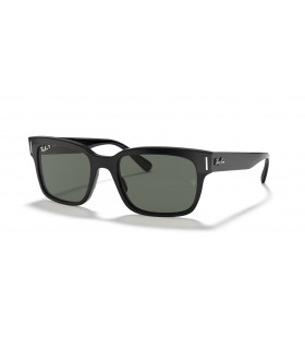 Ray-Ban RB2190 Jeffrey XL (55 - 20) / Green lenses and Black frame Sunglasses