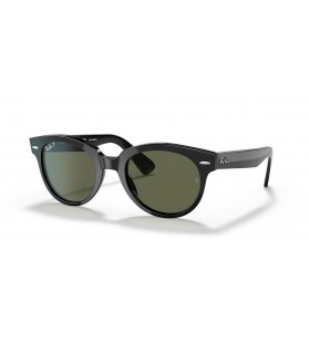 Ray-Ban RB2199 Orion L (52 - 22) / Green lenses and Black frame Sunglasses