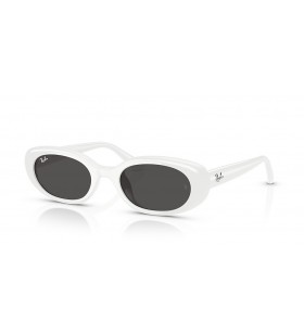 Ray-Ban RB4441D Bio-Based L (53 - 21) / Grey lenses and White frame Sunglasses