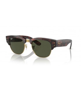 Ray-Ban RB0316S Mega Clubmaster L (50 - 21) / Green lenses and Tortoise frame Sunglasses