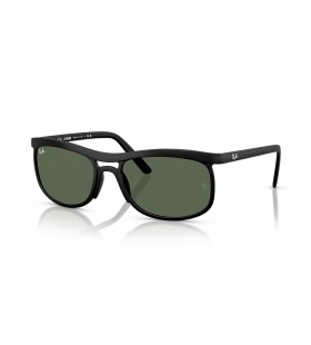 Ray-Ban RB4452 Liteforce XXL (59 - 20) / Green lenses and Black frame Sunglasses