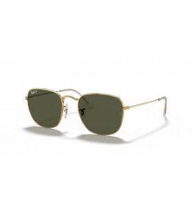 Ray-Ban RB3857 Frank S (51 - 20) / Green lenses and Gold frame Sunglasses